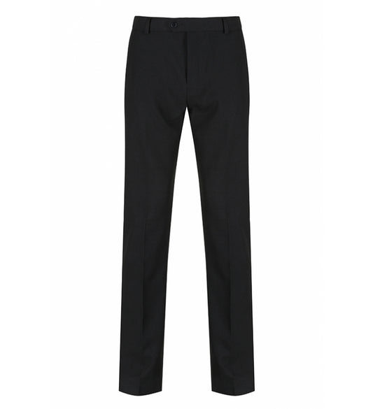 Product image for Junior Boys Elasticated School Trousers - Black