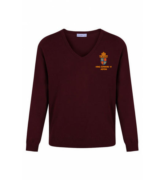 Product image for King Edward VI Aston Jumper - Burgundy