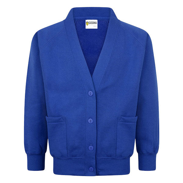 Product image for Lagoon Blue School Sweatshirt Cardigan