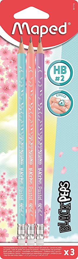 Product image for Maped Pastel Pencils 3PK