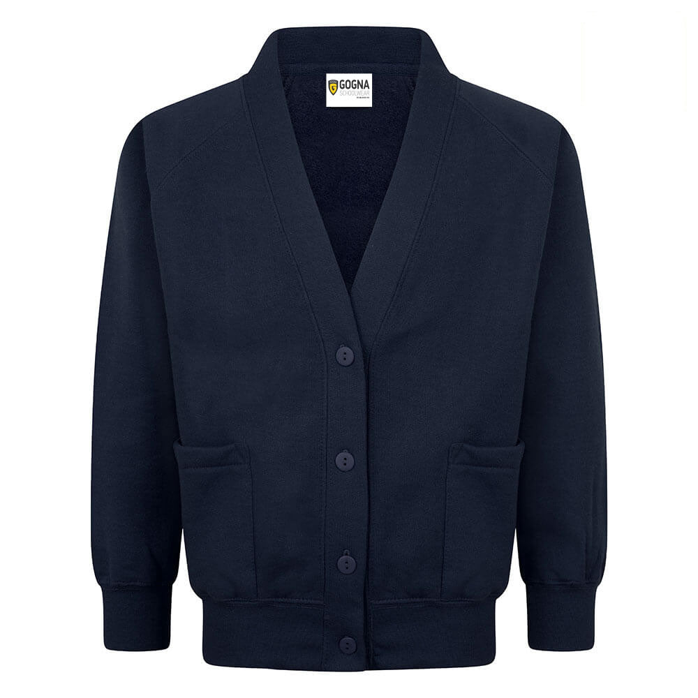 Product image for Navy School Sweatshirt Cardigan