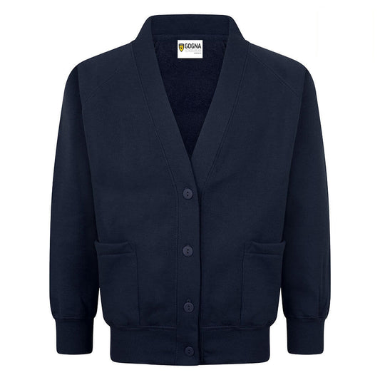Product image for Navy School Sweatshirt Cardigan
