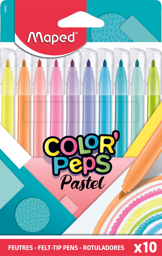 Product image for Pastel Felt Pens x 10