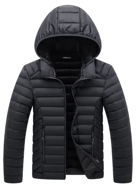 Product image for Senior Relaxed Fit Padded School Coat - Black