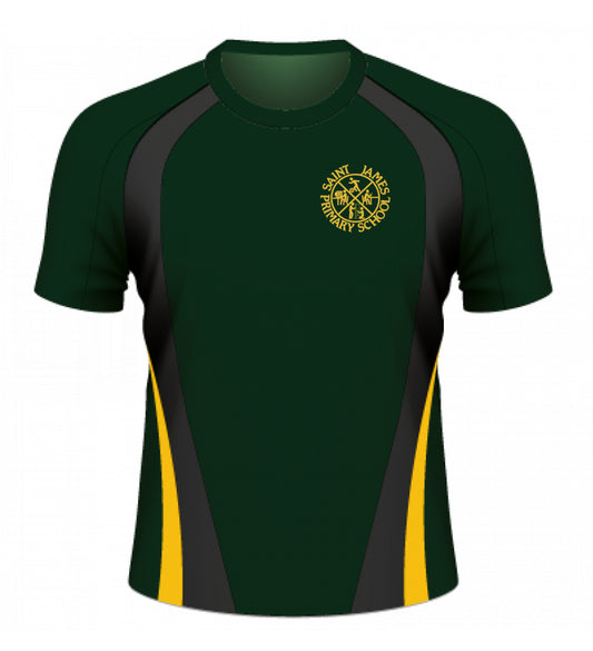 Product image for St James C Of E Primary School Junior PE T-Shirt