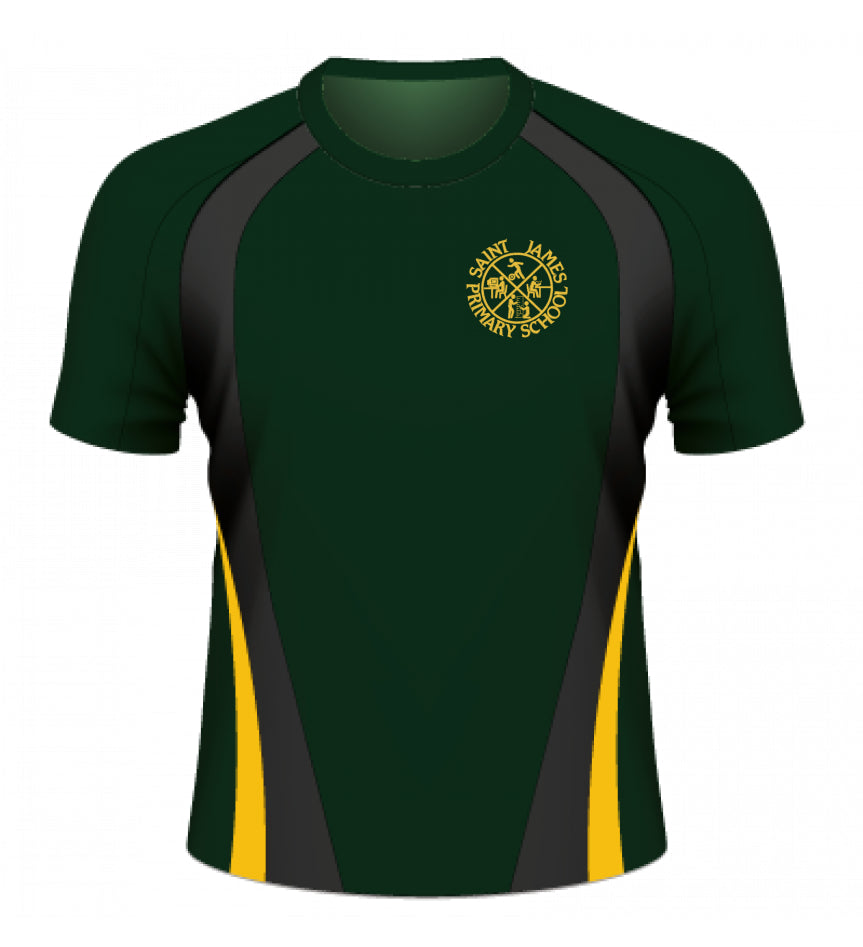 Product image for St James C Of E Primary School Junior PE T-Shirt
