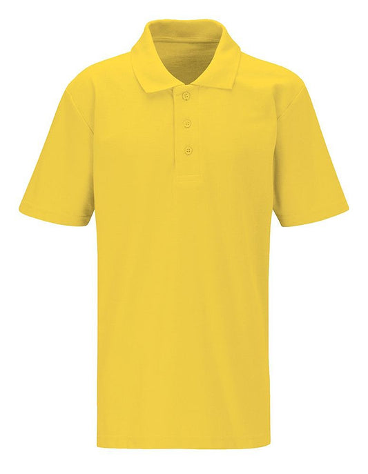 Product image for Yellow School Polo Shirts