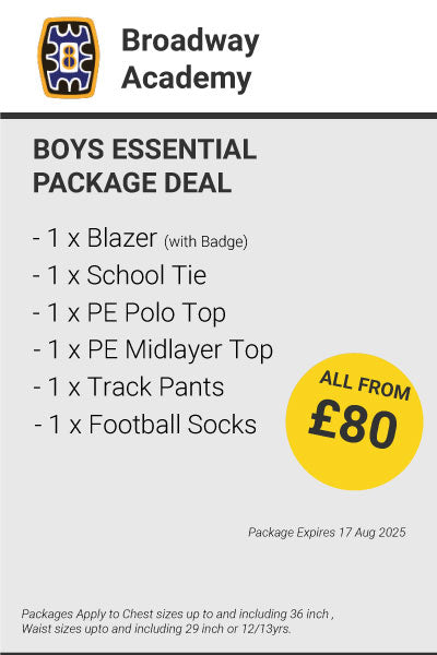 Broadway Academy Boys Essential Package Deal