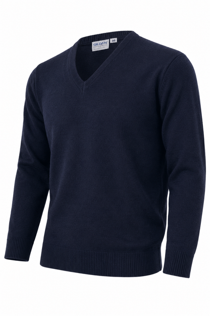 V Neck School Jumper