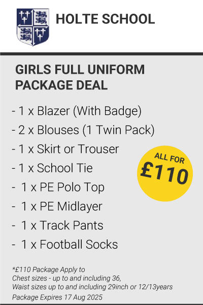 Holte School Girls Full Uniform Package Deal