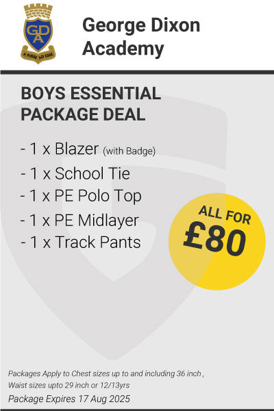 George Dixon Academy Boys Essential Package Deal