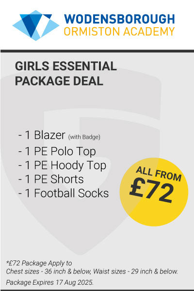 Wodensborough Ormiston Academy Girls Essential Package Deal
