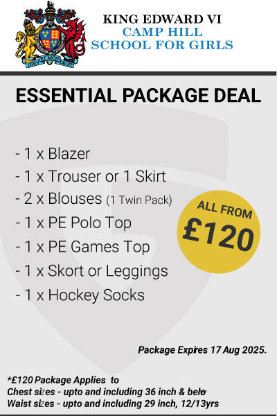 King Edward VI Camp Hill School for Girls Essential Uniform Package Deal