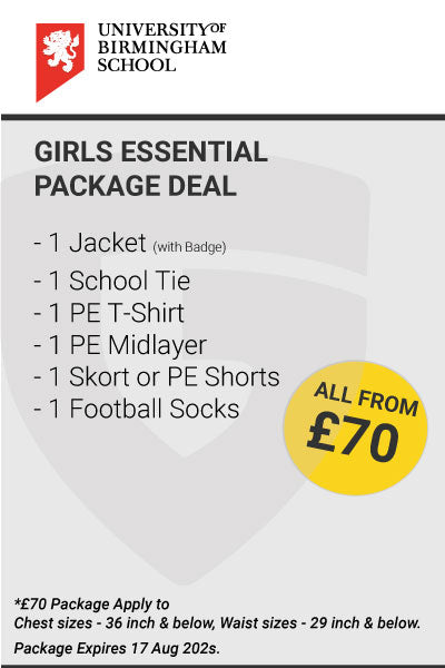 University of Birmingham School Girls Essential Package Deal
