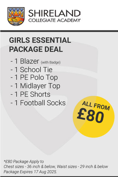 Shireland Collegiate Academy Girls Essential Package Deal