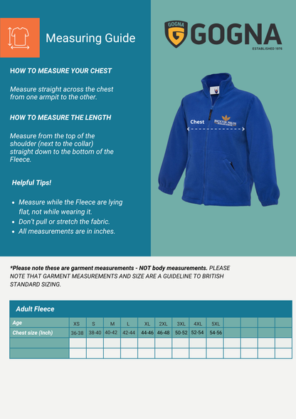 Pineham Barns Primary School Adults Fleece Jacket