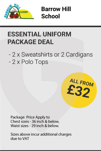Barrow Hill Academy Essentials Package Deal