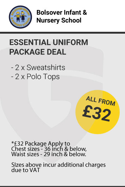 Bolsover Infants & Nursery School Essentials Package Deal