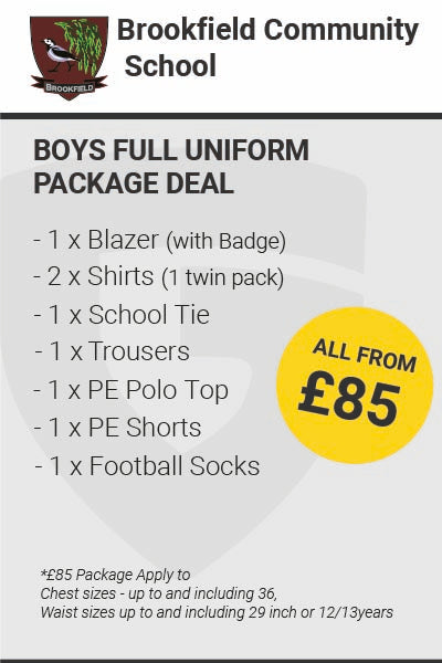 Brookfield Community Boys Full Uniform Package Deal