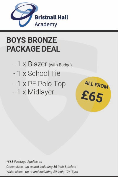 Bristnall Hall Academy Boys Bronze Uniform Package Deal