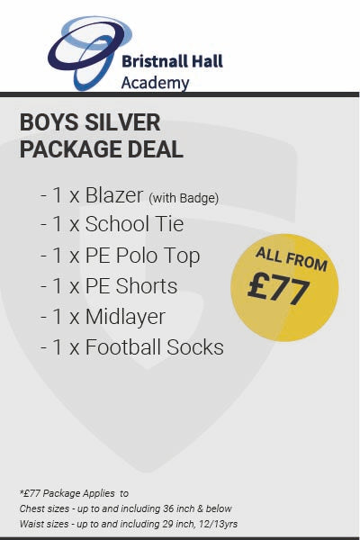 Bristnall Hall Academy Boys Silver Uniform Package Deal