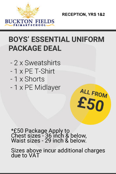 Buckton Fields Boy's Essential Package YRS 1&2
