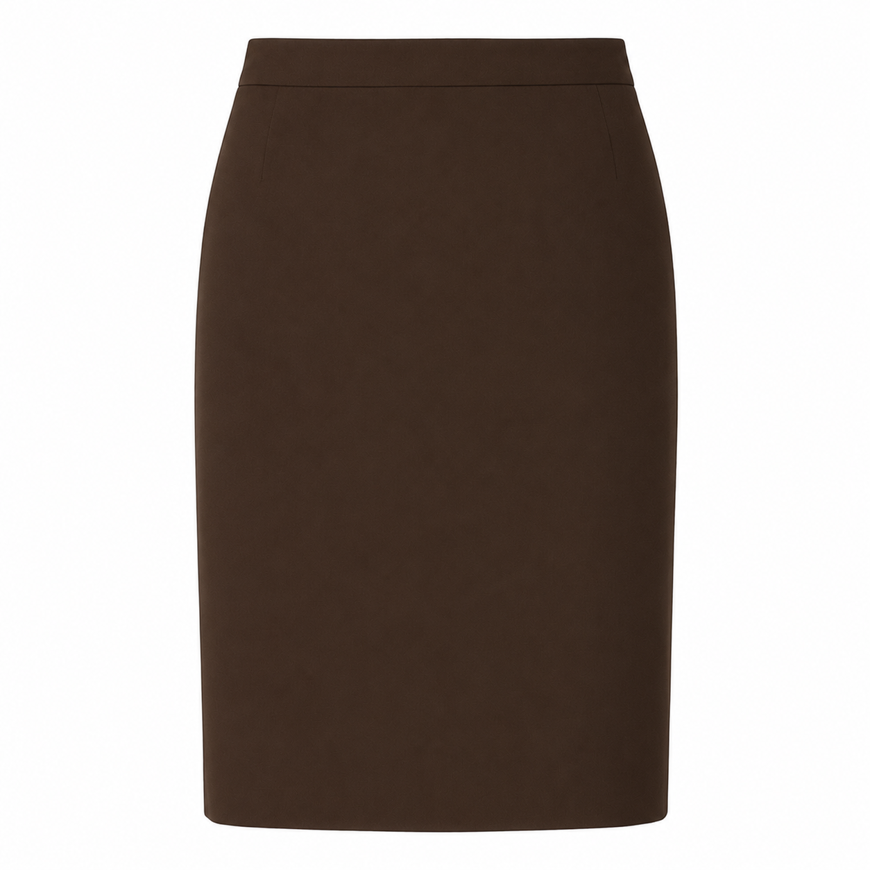 Junior Straight Brown School Skirt
