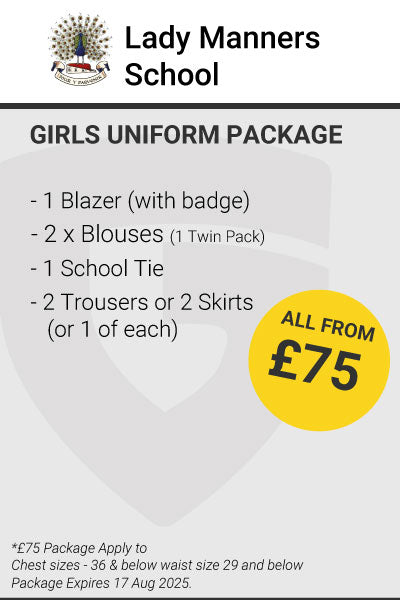 Lady Manners School Girls Uniform Package Deal