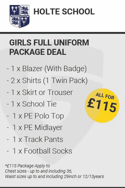 Holte School Girls Full Uniform Package Deal