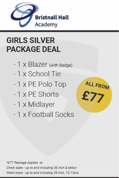 Bristnall Hall Academy Girls Silver Uniform Package Deal