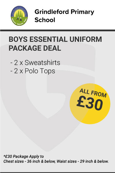 Grindleford Primary School Boys Essential Package Deal