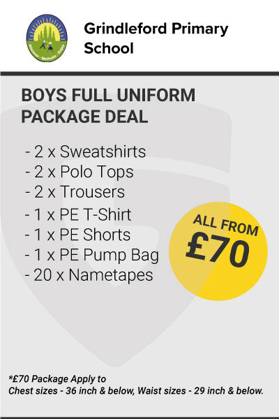 Grindleford Primary School Boys Uniform Package Deal