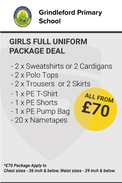 Grindleford Primary School Girls Uniform Package Deal