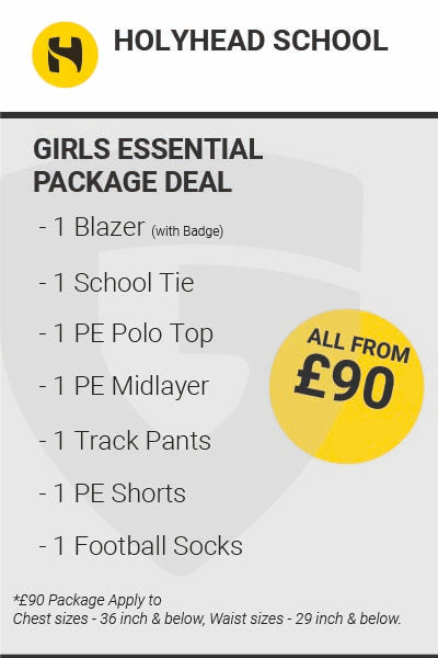 Holyhead Girls Essential Package