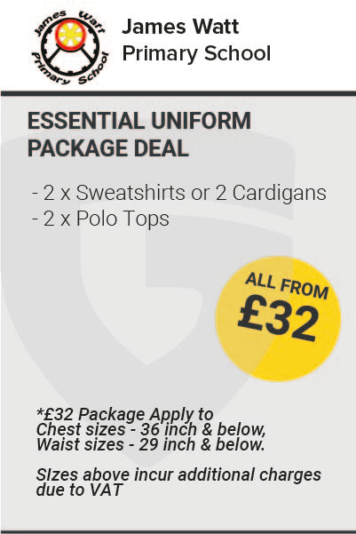 James Watt Primary School Essential Package Deal