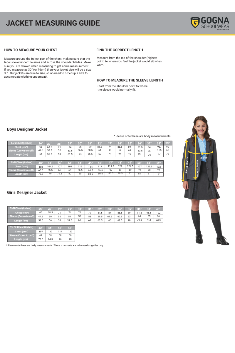 Bishop Walsh School Sixth Form Girls Jacket