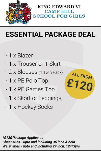 King Edward VI Camp Hill Girls Essentials Package Deal