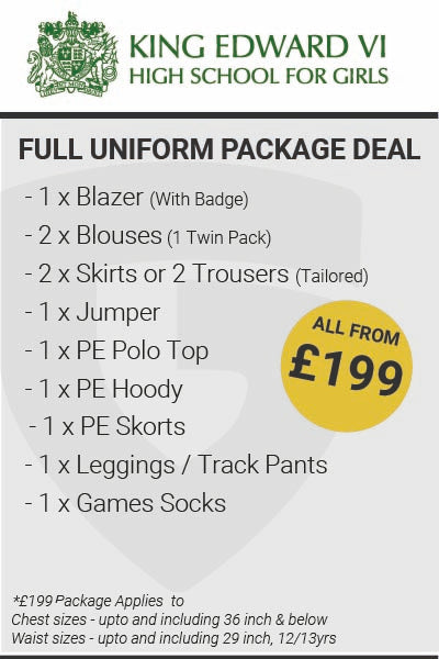 King Edward VI High School Girls Package Deal