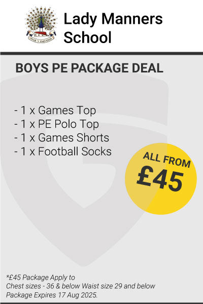 Lady Manners Boys PE Package Deal