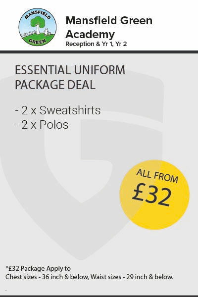 Mansfield Green Primary Essentials Package