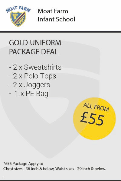 Moat Farm Infant School Gold Uniform Package