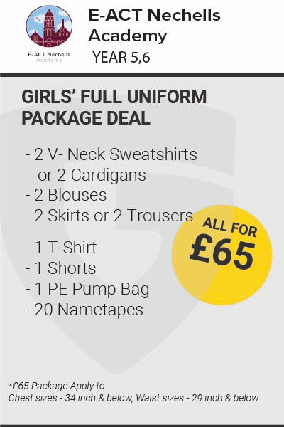 Nechells Academy Girls New Uniform Package Deal Yrs 5 & 6