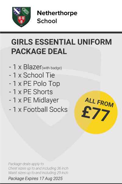 Netherthorpe Girls Essential Uniform Package Deal