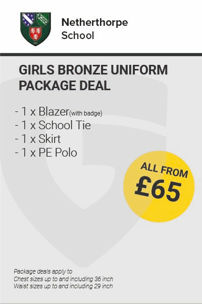 Netherthorpe School Girls Bronze Uniform Package Deal