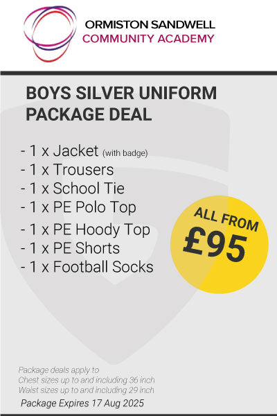 Ormiston Sandwell Community Boys Silver Package Deal