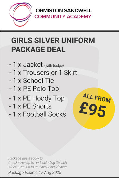 Ormiston Sandwell Community Girls Silver Package Deal