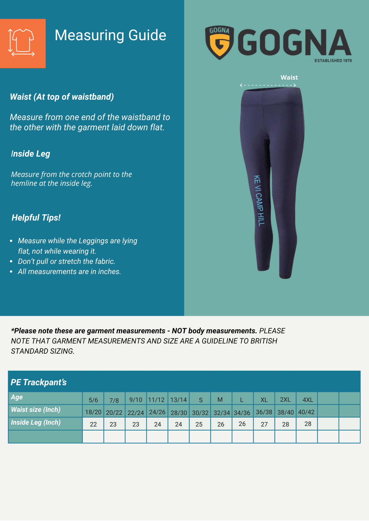 Perryfields Academy Leggings