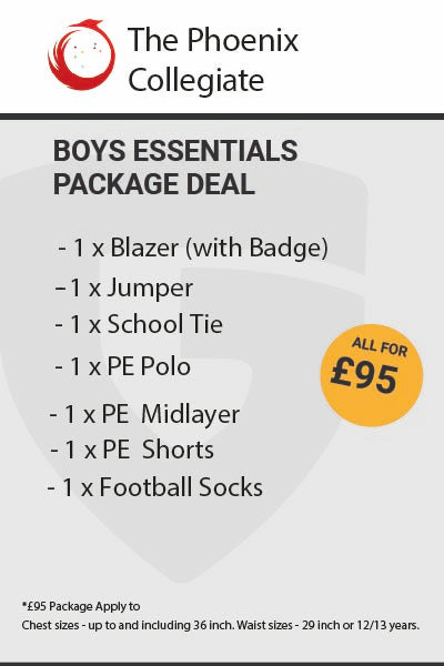 Phoenix Collegiate Academy Boys Essential Uniform Package Deal