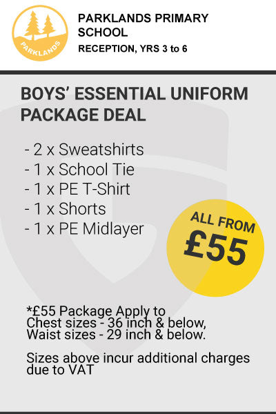 Parklands Boy's Essential Package YRS 3 to 6