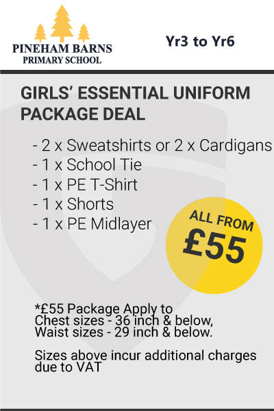 Pineham Barns Girl's Essential Package YRS 3 to 6